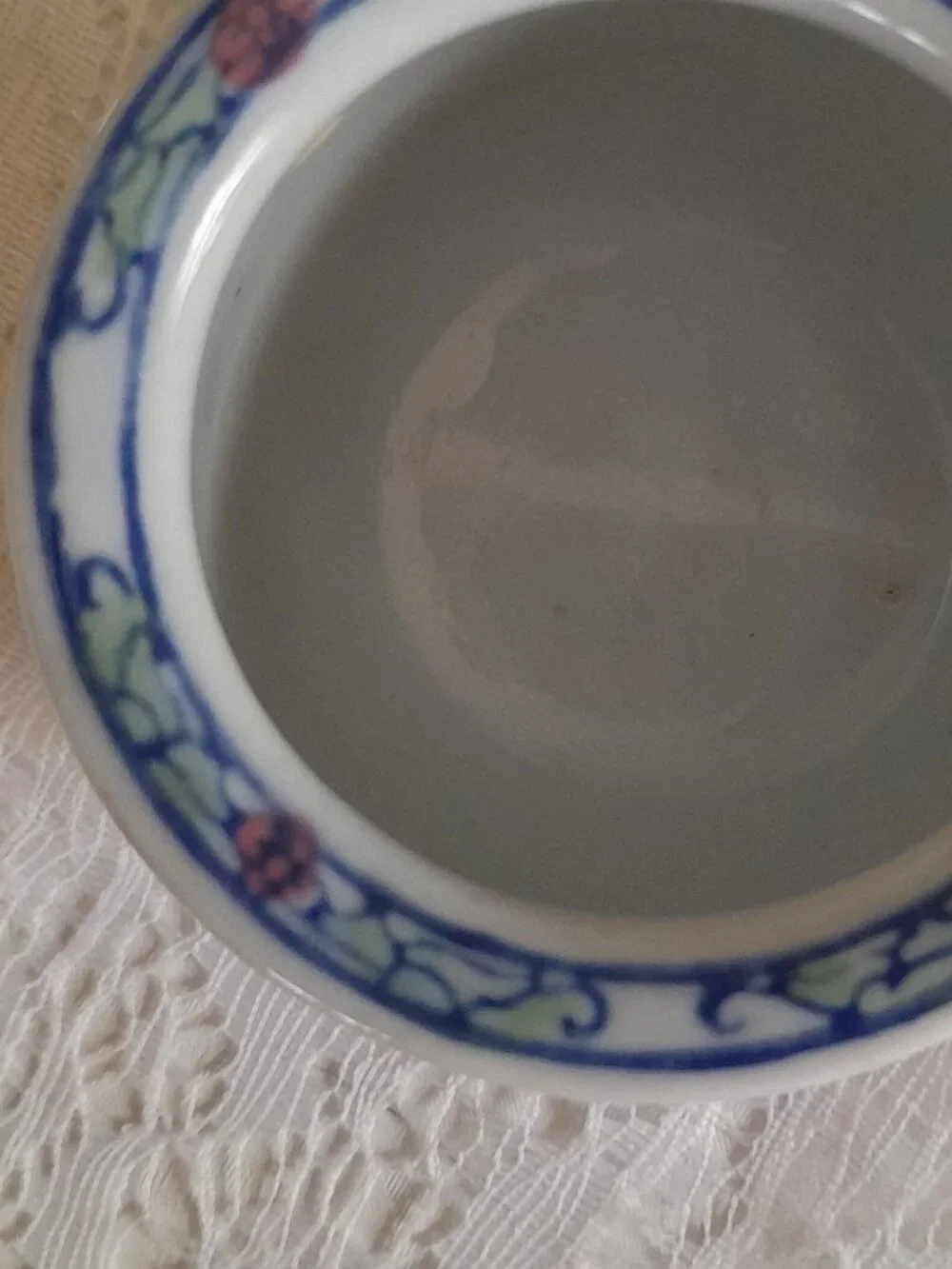 VTG Chinese Jardinere (mini  fishbowl size) Planter/Decor